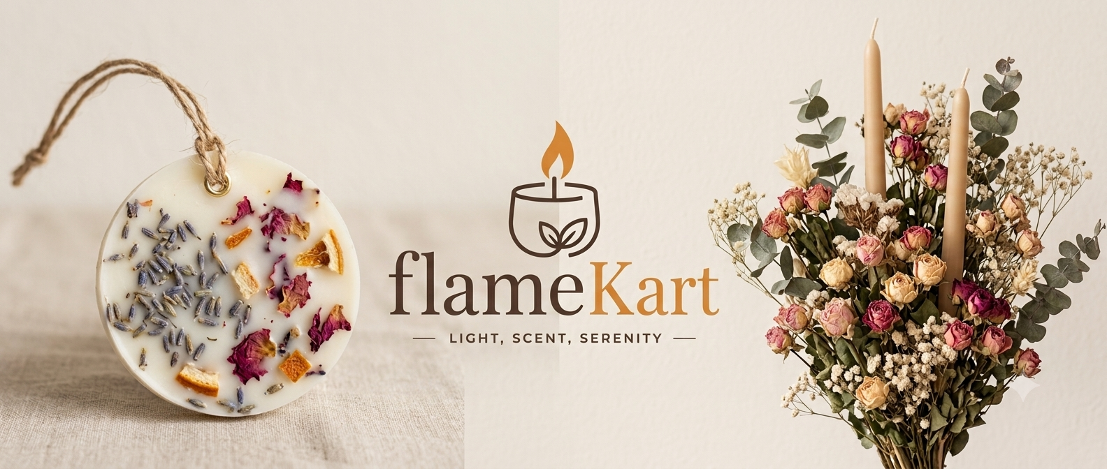Wax Sachets and candles by flamekart
