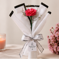 Flame Kart™ Red Carnation Wax Sachet Bouquet | Long-Lasting Fragrance | Elegant Home Décor & Gift