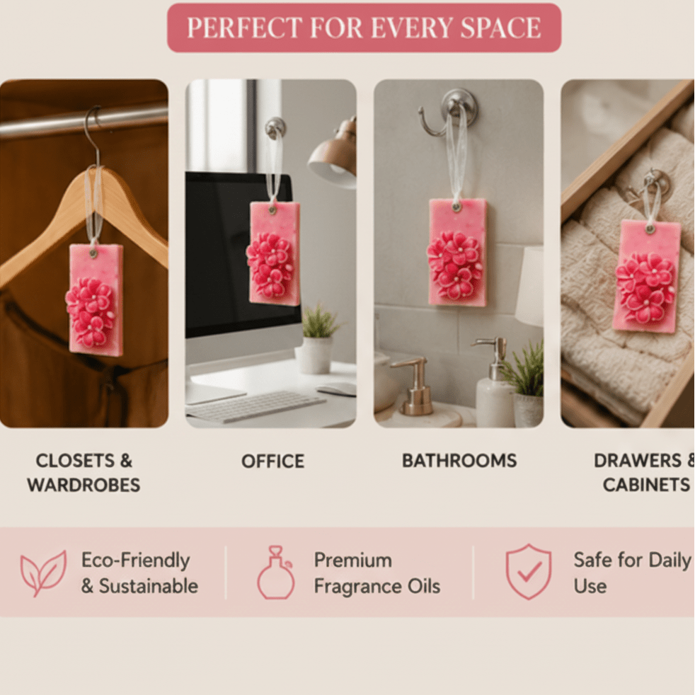 Luxury Floral Wax Sachet - FlameKart